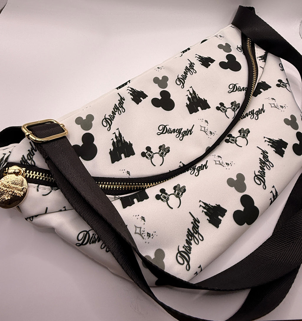 The 'Disney Girl' bag - Monochrome